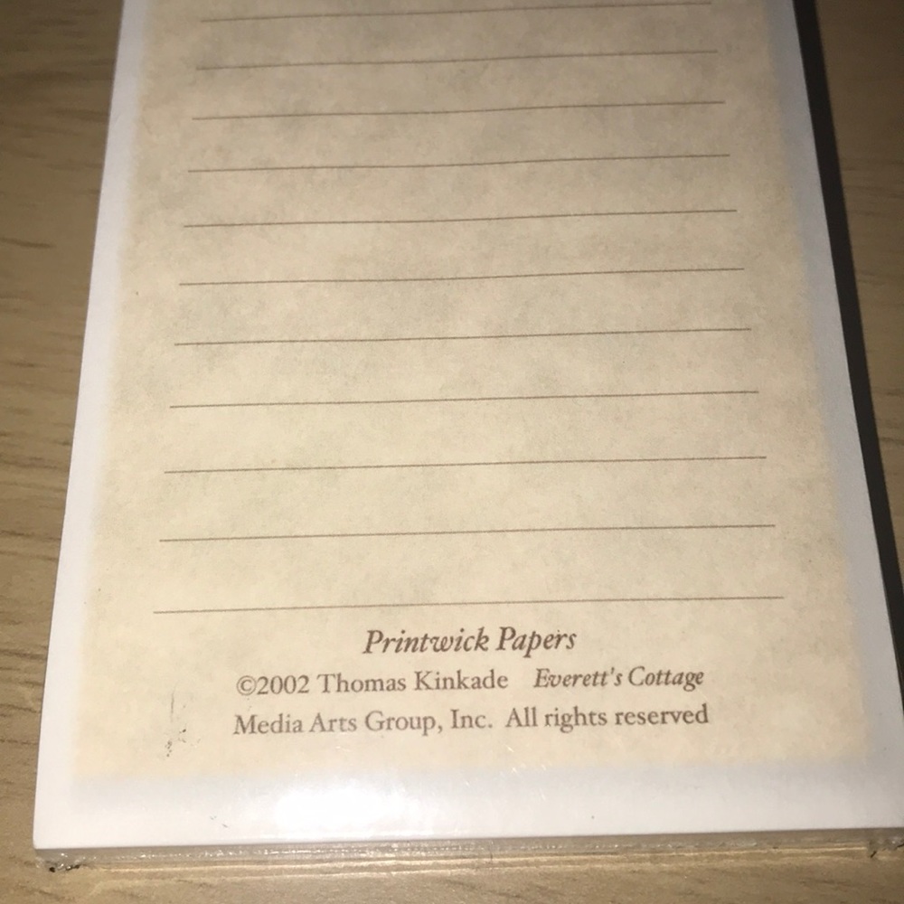 NWT Thomas Kinkade Notepad - Picture 3 of 7